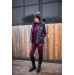 Legginsy Born to Ride Winter Red Wine True Rider