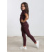 Młodzieżowe Legginsy Jeździeckie Pro Riding (Wine) Maximilian Equestrian