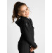 Młodzieżowa Bluza z Kapturem Reflection Zip (Black) Maximilian Equestrian