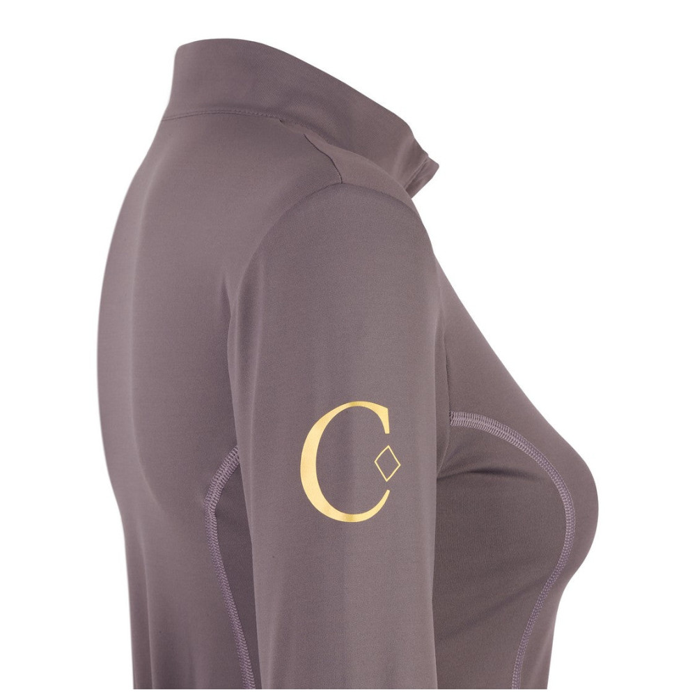 Bluzka z Długim Rękawem Caporto Limited Edition (Taupe Gold) Carubina