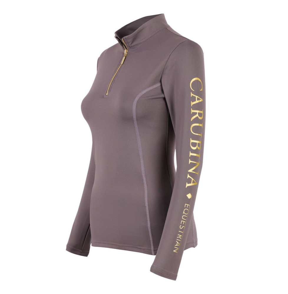 Bluzka z Długim Rękawem Caporto Limited Edition (Taupe Gold) Carubina