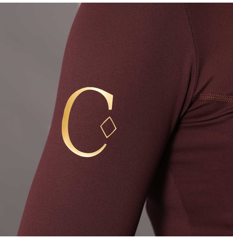 Bluzka z Długim Rękawem Caporto Limited Edition (Bordeaux Gold) Carubina