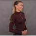 Bluzka z Długim Rękawem Caporto Limited Edition (Bordeaux Gold) Carubina