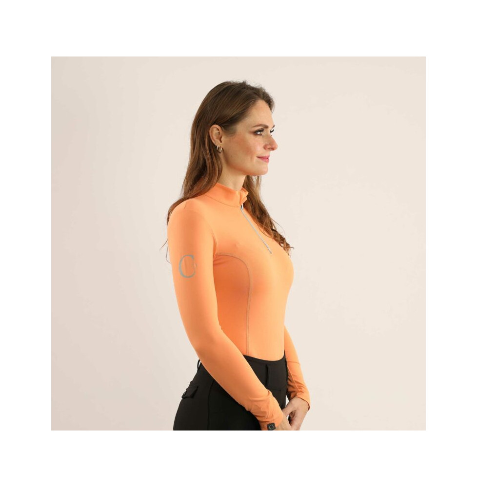 Bluzka z Długim Rękawem Caporto (Apricot) Carubina