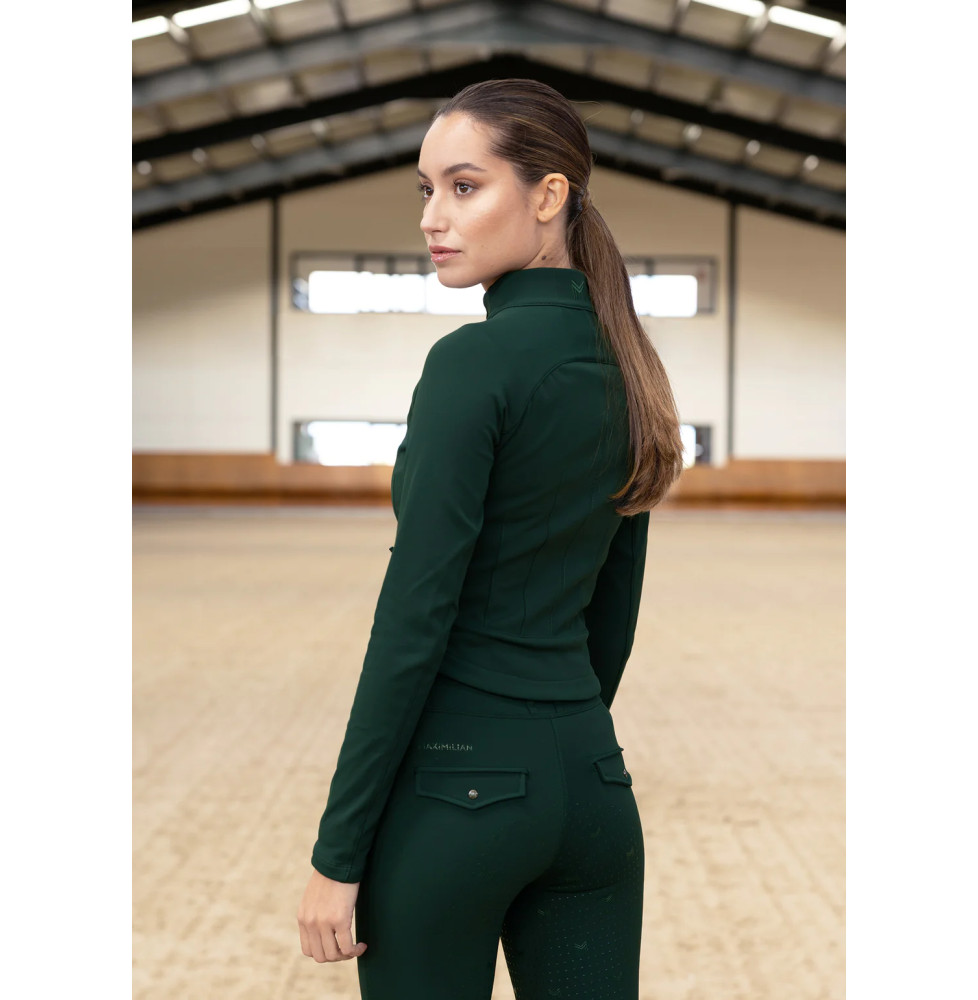 Kurtka Polarowa Fleeced Vera (Emerald) Maximilian Equestrian