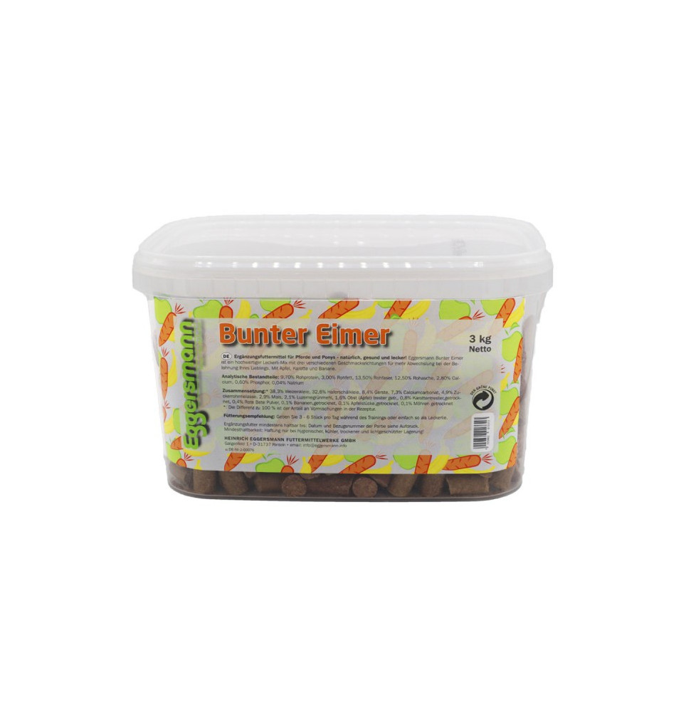 Lecker Bricks Bunter Eimer Eggersmann