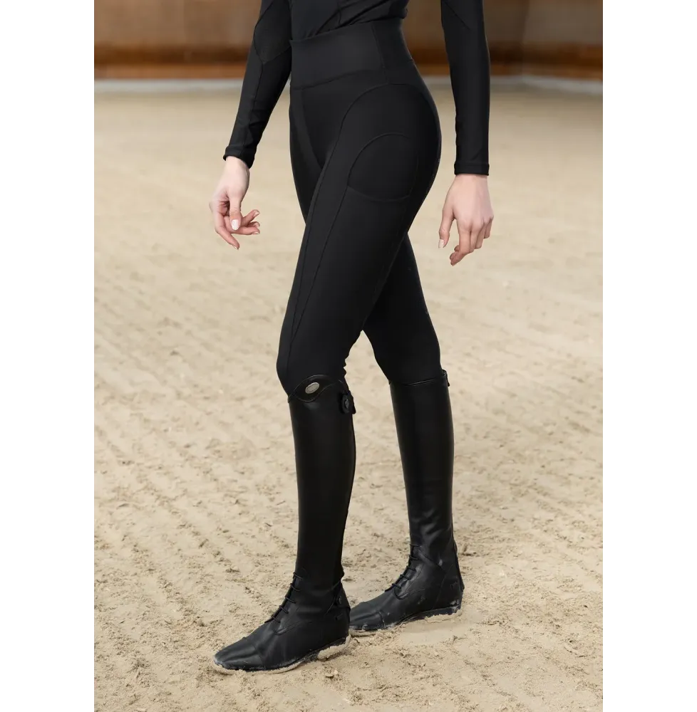 Legginsy Jeździeckie Outline (Black) Maximilian Equestrian