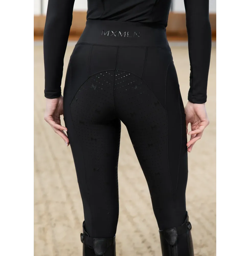 Legginsy Jeździeckie Outline (Black) Maximilian Equestrian