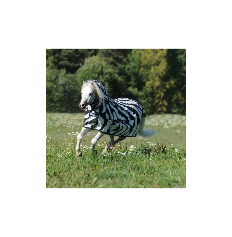 Derka Przeciwowadowa z Ochroną na Szyję Buzz-Off Zebra Bucas