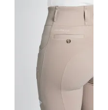 Legginsy Jeździeckie Tech Riding (Beige) Maximilian Equestrian