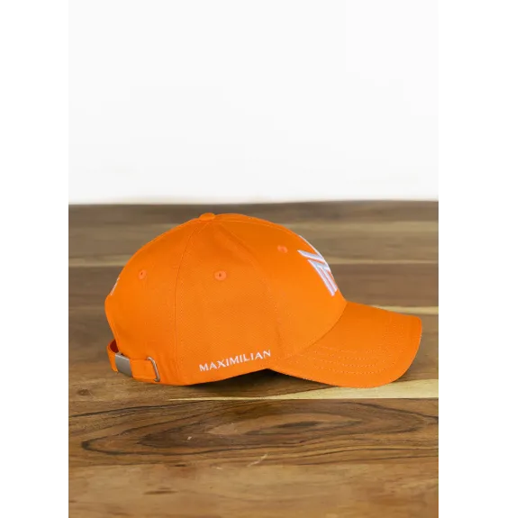 Czapka z Daszkiem (Orange/White) Maximilian Equestrian