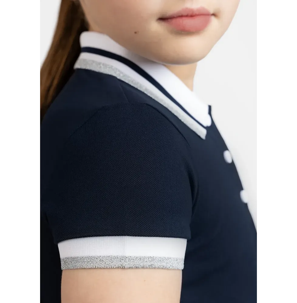 Młodzieżowa Koszulka Glint Polo (Navy) Maximilian Equestrian