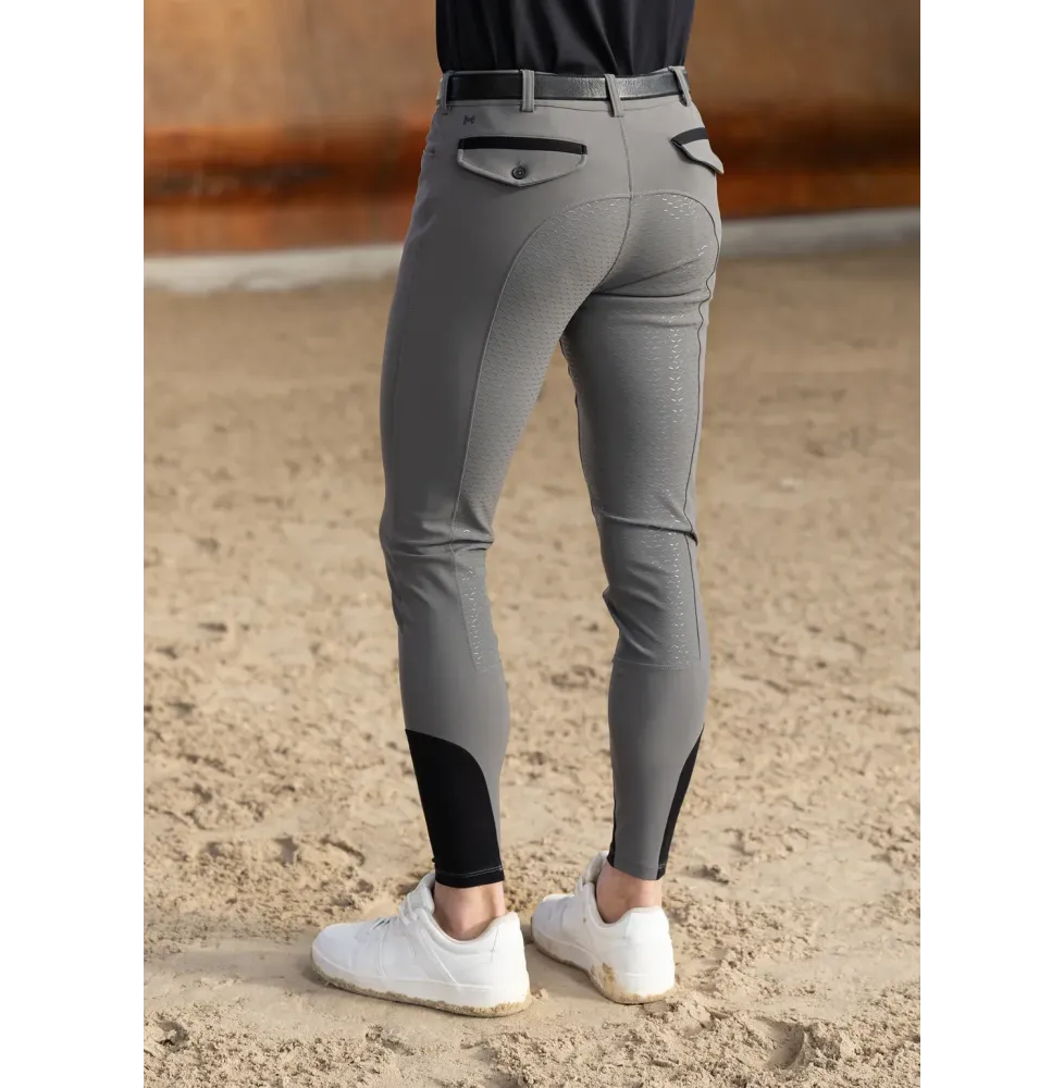 Bryczesy Męskie Performance (Grey) Maximilian Equestrian