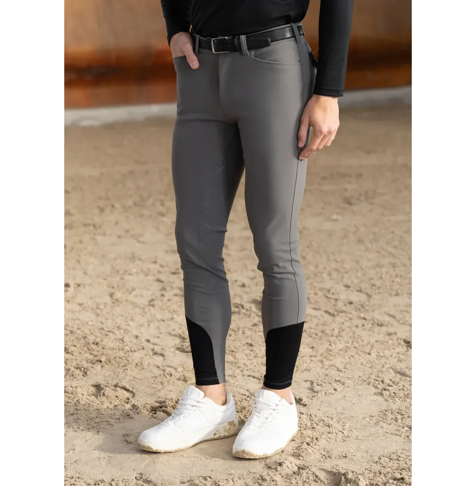 Bryczesy Męskie Performance (Grey) Maximilian Equestrian