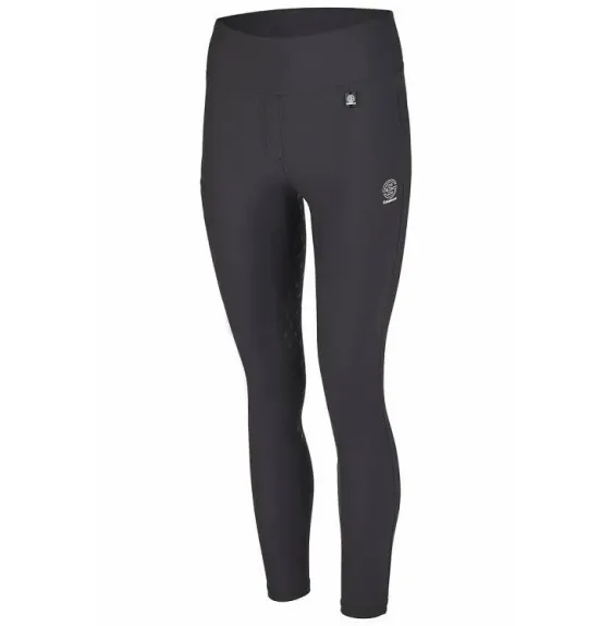 Legginsy Jeździeckie Pro Dynamic Black Eskadron