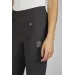 Legginsy Jeździeckie Pro Dynamic Black Eskadron