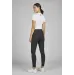 Legginsy Jeździeckie Pro Dynamic Black Eskadron