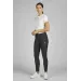 Legginsy Jeździeckie Pro Dynamic Black Eskadron