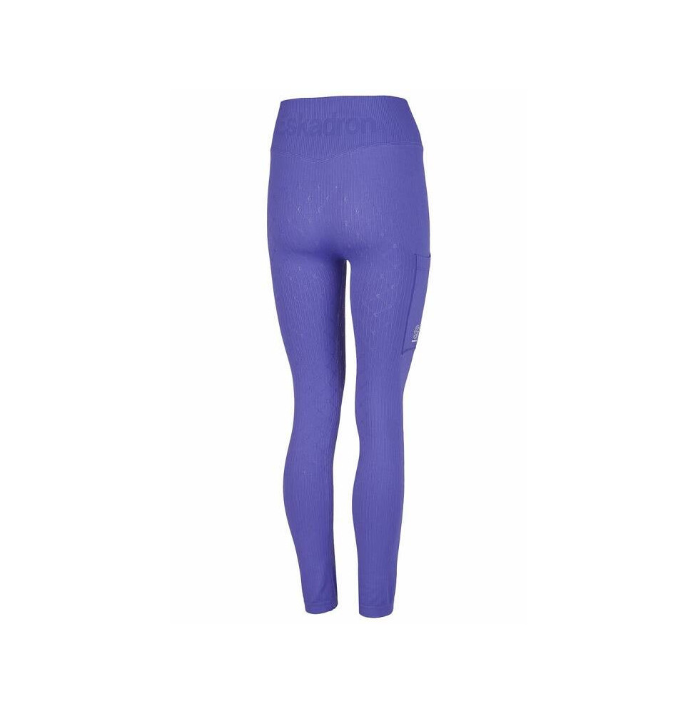 Legginsy Jeździeckie Seamless Dynamic Purple Eskadron