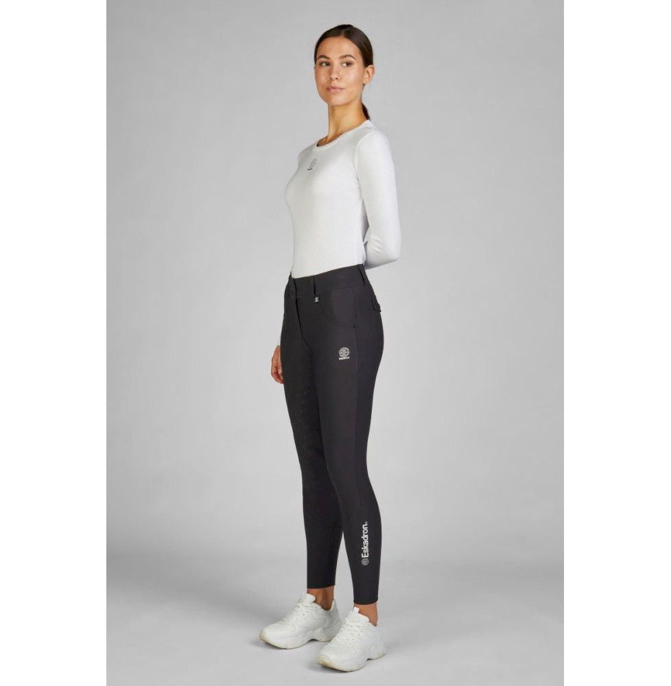 Bryczesy Dynamic Black Eskadron