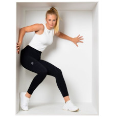 Legginsy Jeździeckie Seamless Dynamic Black Eskadron