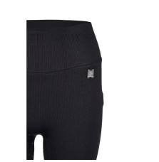 Legginsy Jeździeckie Seamless Dynamic Black Eskadron