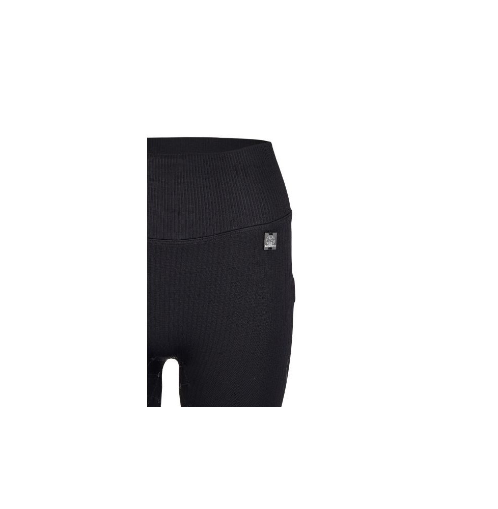 Legginsy Jeździeckie Seamless Dynamic Black Eskadron