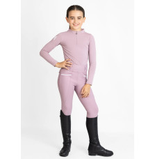 Młodzieżowa Bluzka Chroniąca Przed Promieniowanie UV Sunblocker (Mauve) Maximilian Equestrian