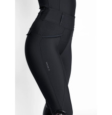 Legginsy Jeździeckie Pro Riding z Lejem Kolanowym (Black) Maximilian Equestrian