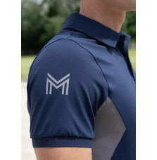 Koszulka Męska Polo Cross (Navy) Maximilian Equestrian