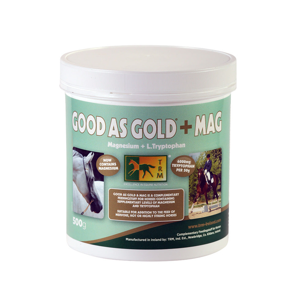 Preparat Uspokajający z Dodatkiem Magnezu dla Koni Good as Gold+MAG TRM