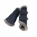 Ochraniacze Ujeżdżeniowe Z Futrem Mesh Faux Fur Navy Platinum 24 Eskadron