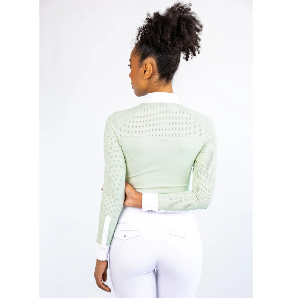 Koszula Konkursowa Z Długim Rękawem Air (Sage Green) Maximilian Equestrian