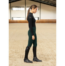 Zimowe Legginsy Jeździeckie (Emerald) Maximilian Equestrian