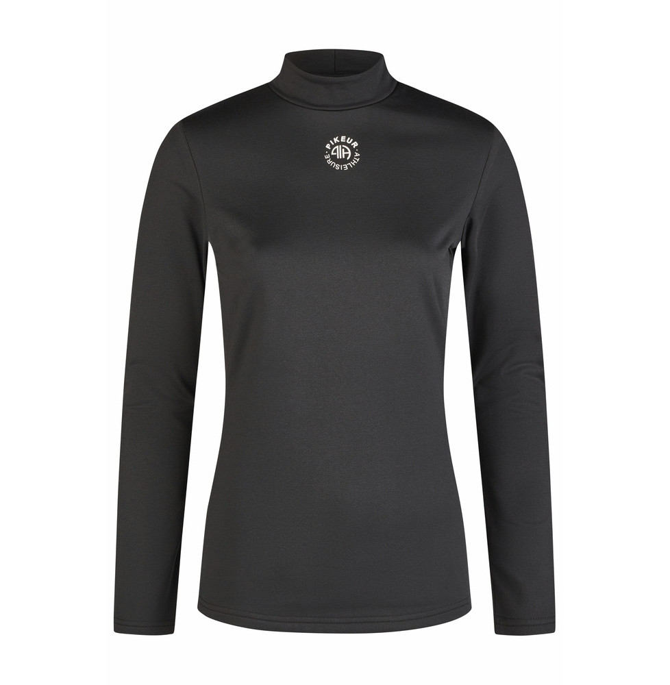 Zimowa Bluzka z Długim Rękawem Rollneck Athleisure Black 2024 Pikeur